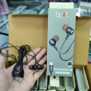 Boat Bassheads 98 Metal Ear Silicon Wire Type C Earphone