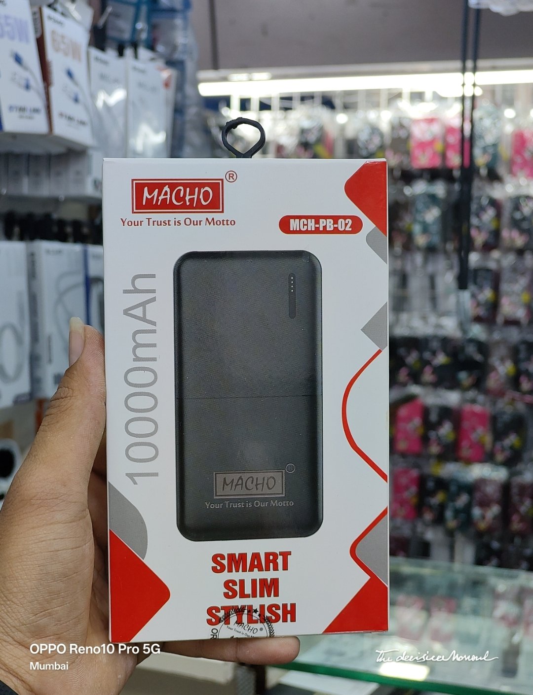 Macho Pb02 10000mAh Power Bank with 6 month Guarntee