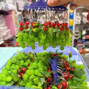Artificial Grapes keychain / fruit keychain c8