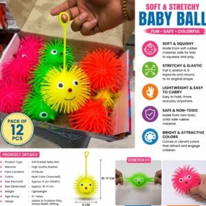 Soft Strechy Baby Ball For Kids