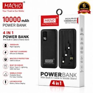 Macho pb-05 10000mah 4in1 power bank